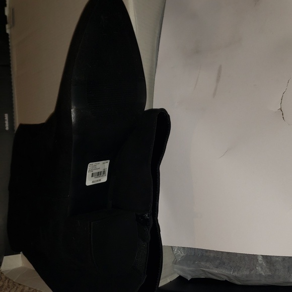 Lane Bryant black suede over calf boot - Picture 2 of 3